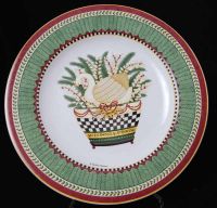 Sakura Debbie Mumm 12 Days of Christmas SEVEN SWANS Plate NEW